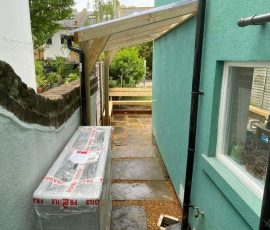 Timber Corrugated
Plastic Roof Pergola