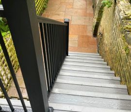 Balustrade With Composite
Decking Stairs