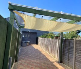 Bespoke Painted Timber Pergola