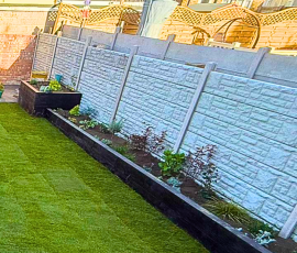 Painted Raised Planters