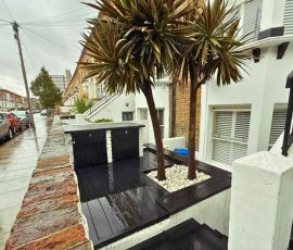 Dark Grey Composite Decking