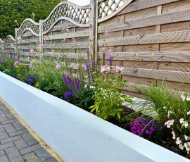 Rendered Raised Planter