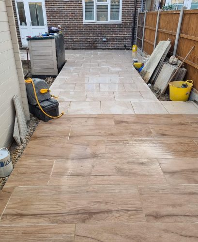 Beige Outdoor Paving
